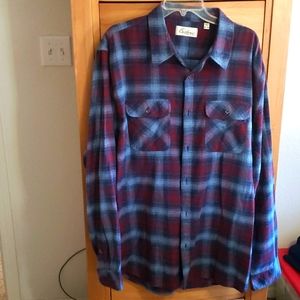 Mens flannel dress shirt